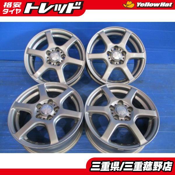 中古 4本 14インチ 5.5J +40 5H 100 LEYCEA 02 レイシア  
