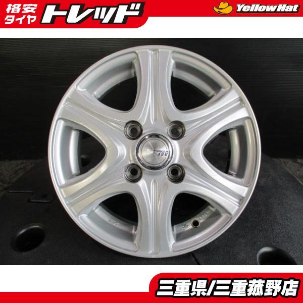 4本 中古ホイール 13インチ TOPY SIBILLA NEXT XS-6 軽自動車用 アルト 