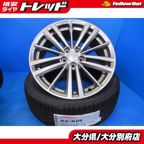 スバル インプレッサスポーツ 純正 17インチ7J+48 5H100 AS-S01 215 