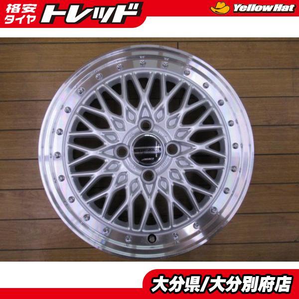 15インチホイール　軽自動車　大分　① 送料無料 N-BOX N-WGN ウェイク 軽自動車 美品！ 社外アルミ 15インチ