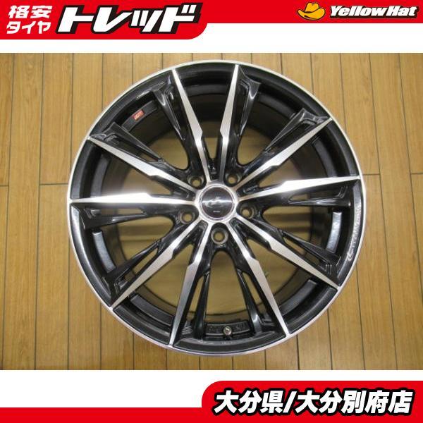 GRヤリス クラウン スカイライン フーガ 社外アルミ 18インチ 8.0J +42 5H114.3 レクサス ES IS RC にも タイヤセット販売可能です