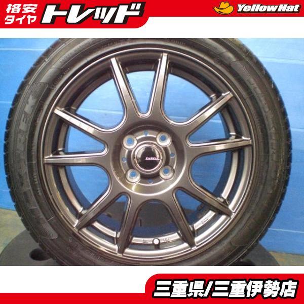 195/55-16 MAXTREK MAXIMUS M1 EMBELY 16インチ 6J +50 4H100 中古 