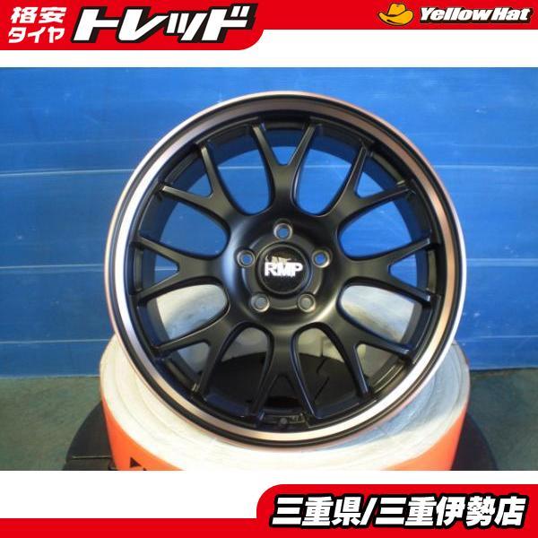 MID RMP 820F 18インチ 8J +42 5H114.3 4本 中古 ホイール クラウン