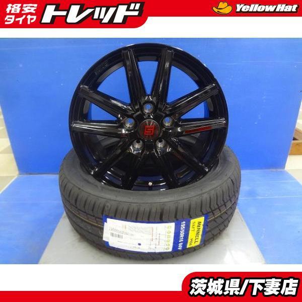スイフトスポーツ 新品 ザイン 16インチ 6.5J +48 5穴 114.3 MINNELL 