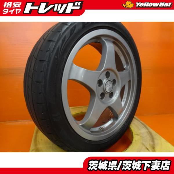 86 BRZ 中古セット OZレーシング クロノ 6.5J +45 5穴 PCD100  