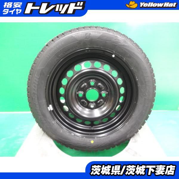 ダイハツ純正　鉄チン　14インチ　ブリヂストン　スタッドレス 激安 4本SET】ダイハツ ミライース 純正 スチール 鉄ホイール [4.5J +