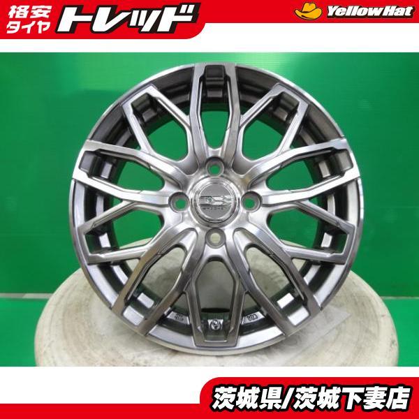 軽サイズ 15インチ 展示品 アルミホイール単品 4枚 ブロッケン DS55 