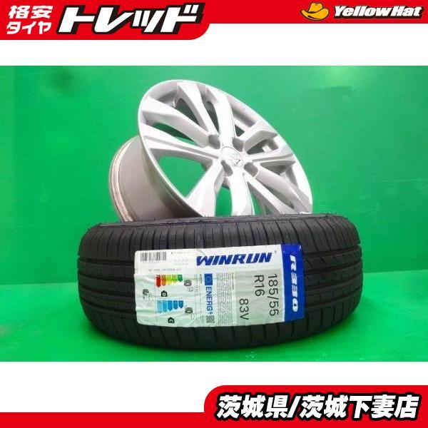 スズキ スイフト 純正 中古 16インチ 6J +45 新品 WINRUN 185/55R16 4本 セット RS 2WD 4WD SUZUKI SWIFT ア