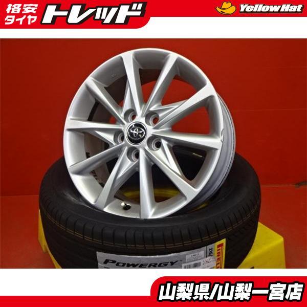 カムリ エスティマ 215/55R17 夏タイヤホイールセット【中古】トヨタ 