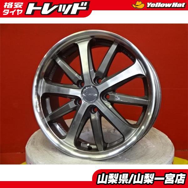 ☆セレナ ジューク 17インチ 中古アルミホイール4本 社外 17X7.0+48 