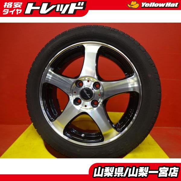中古タイヤホイール165/55R15　軽自動車用　N-BOX、スペーシア等 男の5本スポークだ値 N-BOX スペーシア 165/55R15 中古夏タイヤアルミ