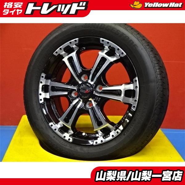 BRIDGESTONE いい値 スペーシア ギア ベース 155/65R14 中古 夏