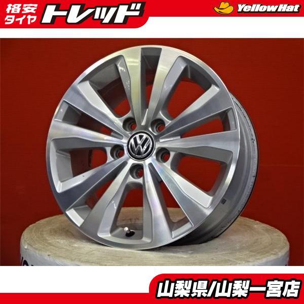 未使用　フォルクスワーゲン　アルミホイール(1本) いい値 フォルクスワーゲン ゴルフ7 ヴァリアント 16インチ 中古