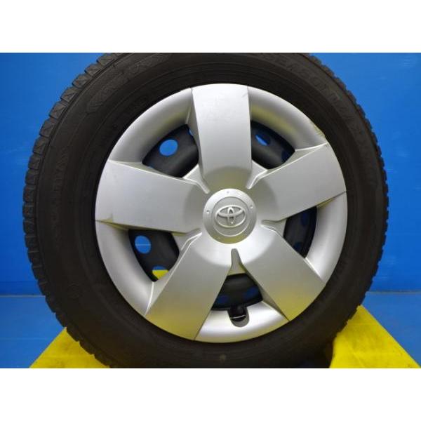 トヨタ シエンタ 中古 オールシーズンタイヤ＆純正スチール トヨタ純正 14x5.5 +33 4H100 175/70R14 ダンロップ オールシーズンAS1 