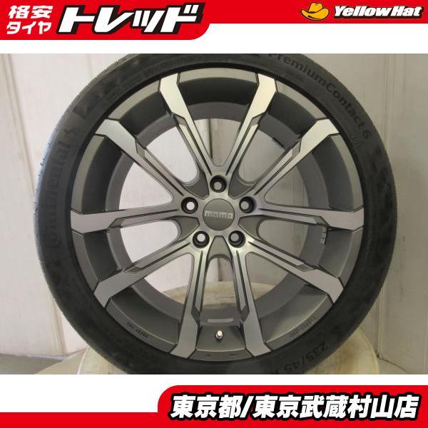 処分価格 アルミ新品 MOMO QUANTUM EVO 19*8.5J+45 9.5J+45 114.3 5H + 
