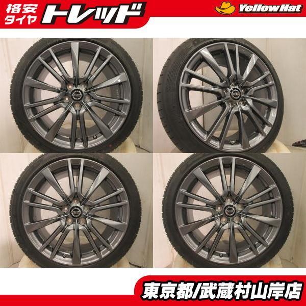 DUNLOP 【中古】V37 スカイライン 400R 純正 19*8.5J+50 114.3 DUNLOP 【中古】V37 スカイライン 400R 純正 19*8.5J+50 114.3