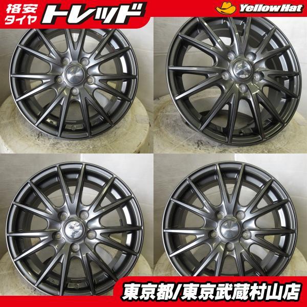 中古】4枚セット 送料無料 WEDS VELVA 16*6.5J+40 114.3 5H 