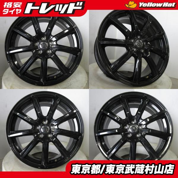 中古】4本セット ブランドルライン ボレアノ9 18*7.5J+53 100 5H