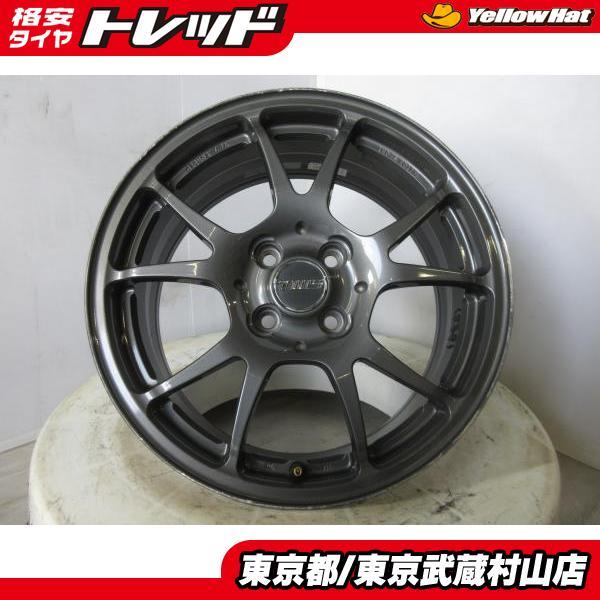 中古1本 TWS（TAN-EI-SYA） Motosuport T66-F 16*7J+45 100 4H 