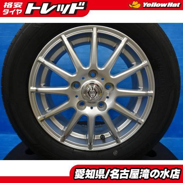 ☆新品タイヤ・中古アルミ4本SET☆】MINNELL P07 195/65R15☆ウェッズ 