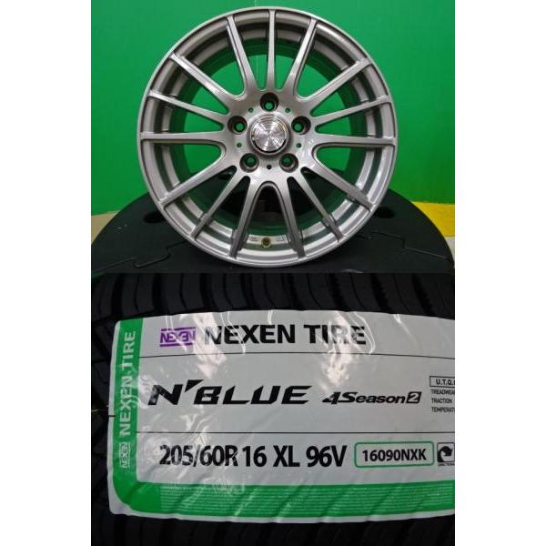 ネクセン SAI プリウスα 等 N-BLUE 4SEASON2 205/60R16 新品 オール 