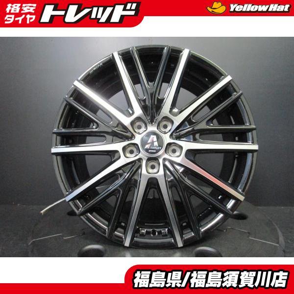 ワーク アストレイ1X 7J-18 +55 114.3 ブラックポリッシュ 未使用4本  