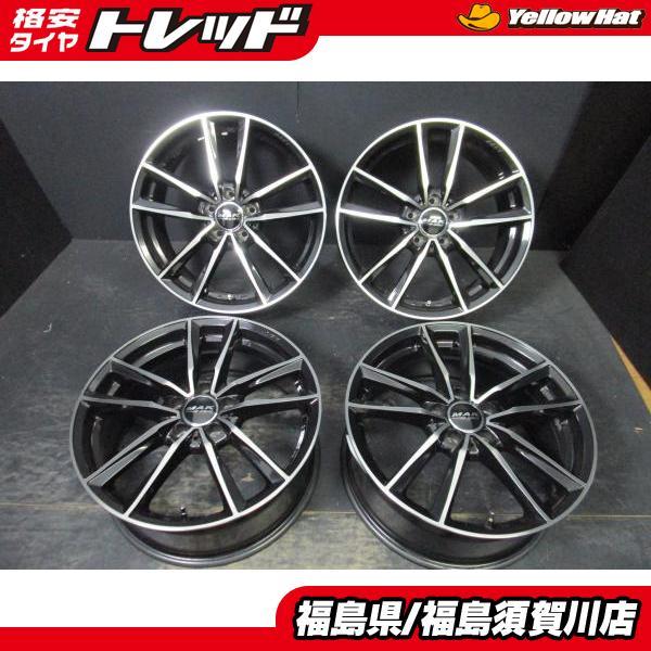 阿部商会 MAK BREMEN FF ブレーメン 7.5J-18+42.5 112 ブラック