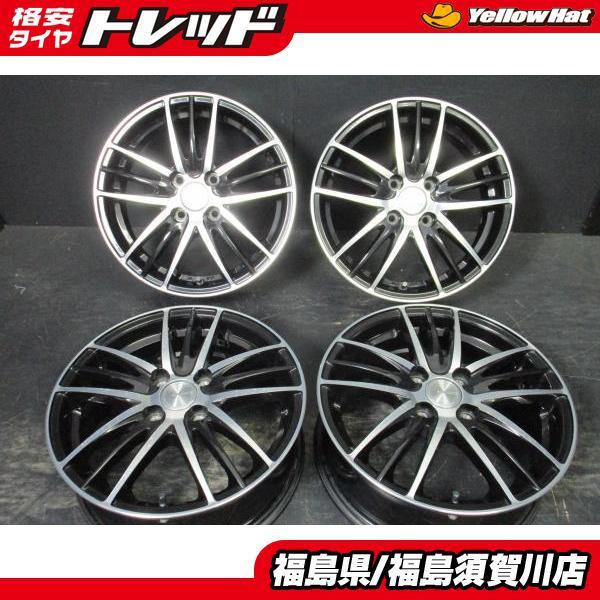 ECOFORME CRS18 エコフォルム 5.5J-15+42 100 4H ブラポリ