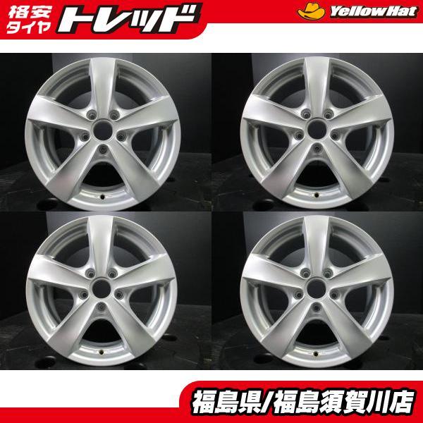 タルガ AGA NEBEL ネーベル 7J-16+53 112 シルバー ゴルフ トゥーラン シャラン パサート アウディQ2 中古ホイール 4本セット 須賀川