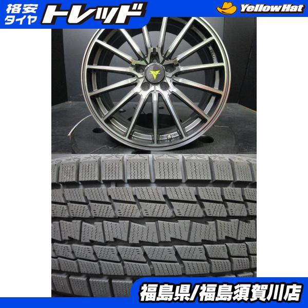 ウェッズ NOVARIS BEONDE FLノヴァリス 8J-19+35 114.3 グッドイヤー ICENAVI SUV 235/55R19 中古タイヤ レク