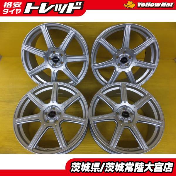 送料無料 ブリヂストン トップラン 18インチ 7.5J +53 5穴 PCD100