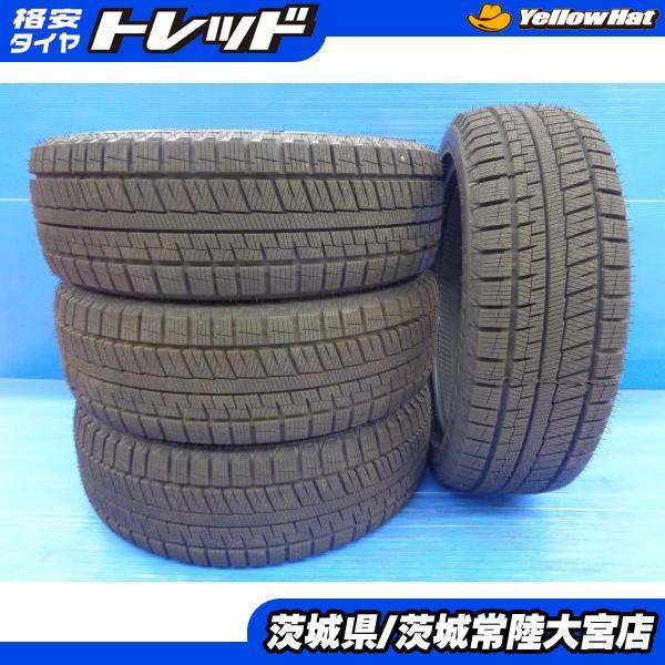 1731 送料無料 中古 低走行バリ溝 スタッドレスタイヤ 4本セット 