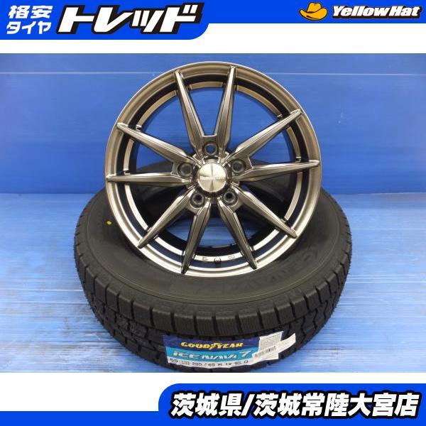 新品スタッドレス ホイールセット 22年製 国産 グッドイヤー アイス  