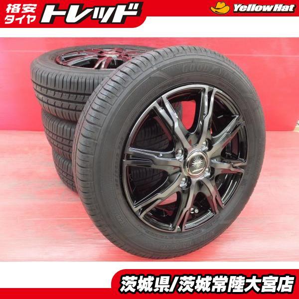 グッドイヤー 新品ホイール 中古夏タイヤ セット トピー ディルーチェ 