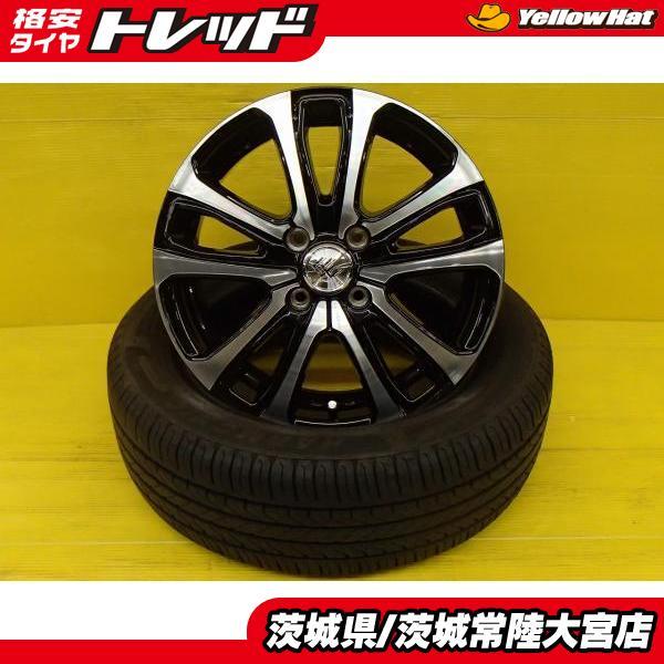 送料無料 185/60R15 中古 夏タイヤ 新品 ホイール 4本セット WANLI 