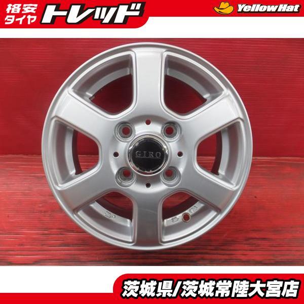 送料無料 12インチ 中古 アルミホイール ブリヂストン GIRO 12X4.00B +