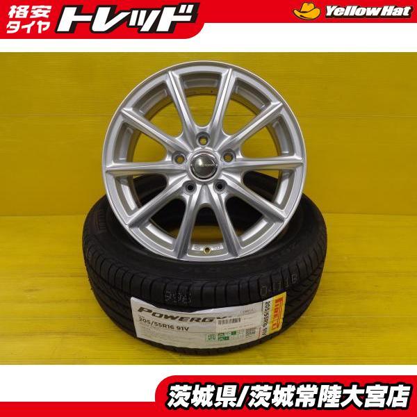 PIRELLI（ピレリ） 送料無料 新品 夏タイヤ 205/55R16 中古 ホイール 4 