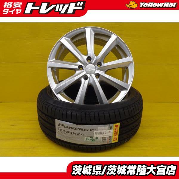 夏タイヤ 225/50R18 BluEarth RV03 22年製 AMEモデラート エスティマ