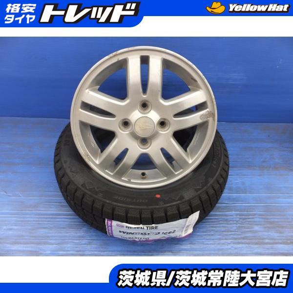 24年製 ネクセン ウィンガードアイス2 155/65R14 ダイハツ 純正アルミ 