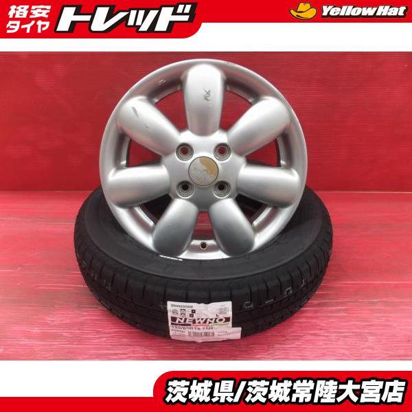 新品タイヤ　25年製　未使用　ブリヂストン ニューノ NEWNO 155/65R14 75H サマータイヤ　4本セット　ラパン BRIDGESTONE（ブリヂストン） 25年製 ニューノ 155/65R14 ラパン純正
