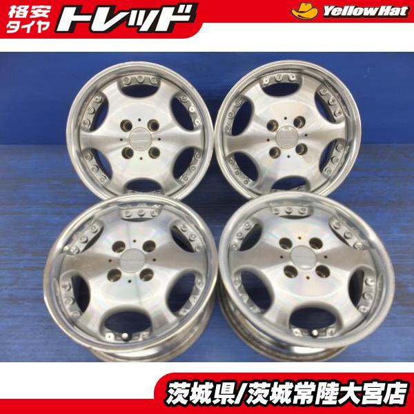 AME SHALLEN シャレン 14インチ 6J インセット+38 4穴 PCD100 中古 