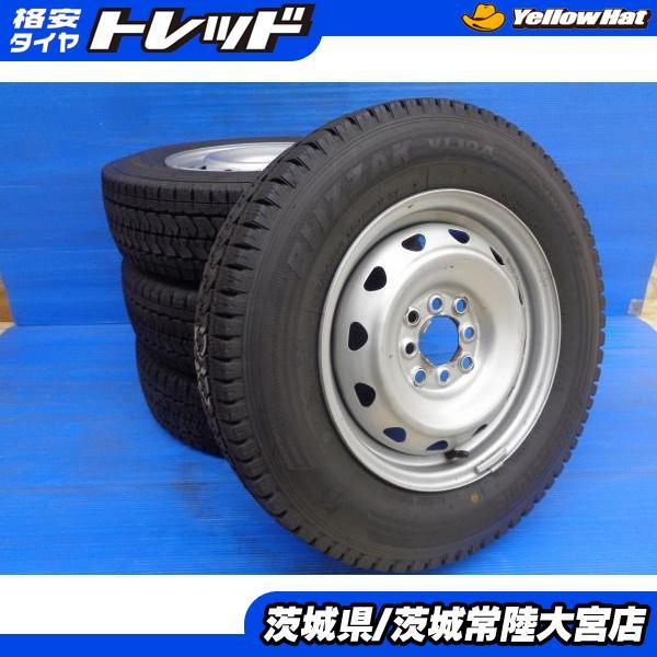 BRIDGESTONE（ブリヂストン） NV200 バネット 中古 スタッドレス VL10A 