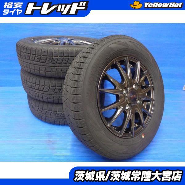 YOKOHAMA スタッドレスタイヤ4本セット　エブリィ　引き取りのみ ヨコハマタイヤ（YOKOHAMA TIRE） ミライース エブリィワゴン 中古