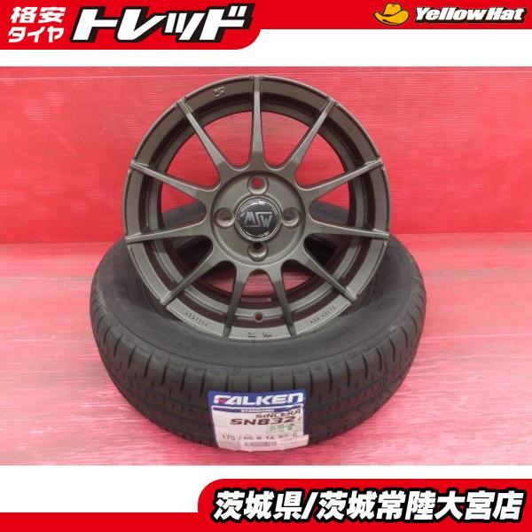FALKEN（ファルケン） フィアット500に MSW85 14インチ 6J+35 4H98 22 