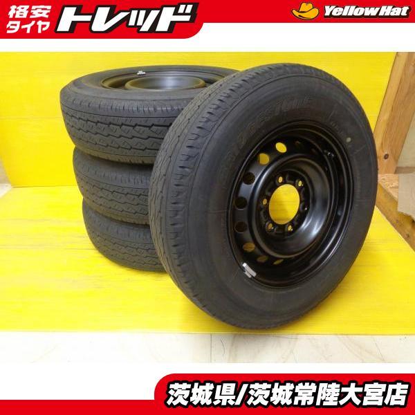 車 ハイエース夏タイヤ ブリヂストン 195/80R15