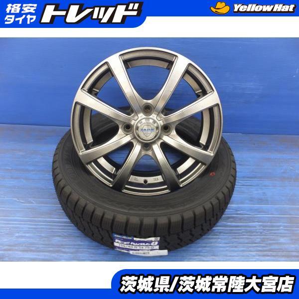 155/65R14 中古 タイヤホイール 4本セット タント グッドイヤー