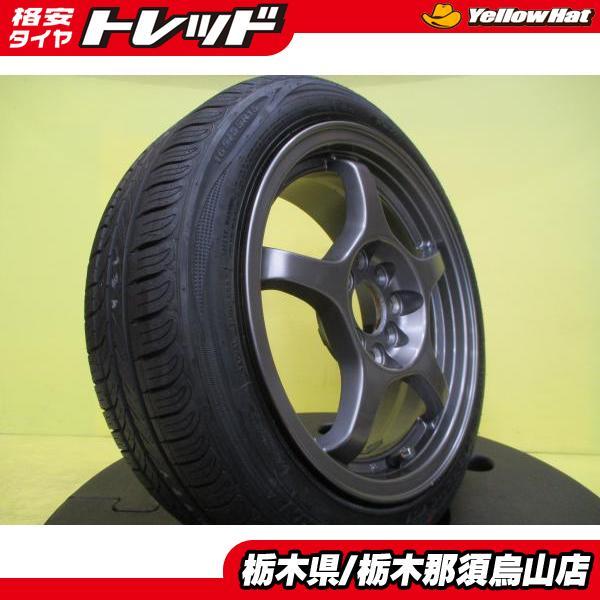 シャコタン軽 引っ張りセット 新品タイヤ付 165/55R15 ネクセン
