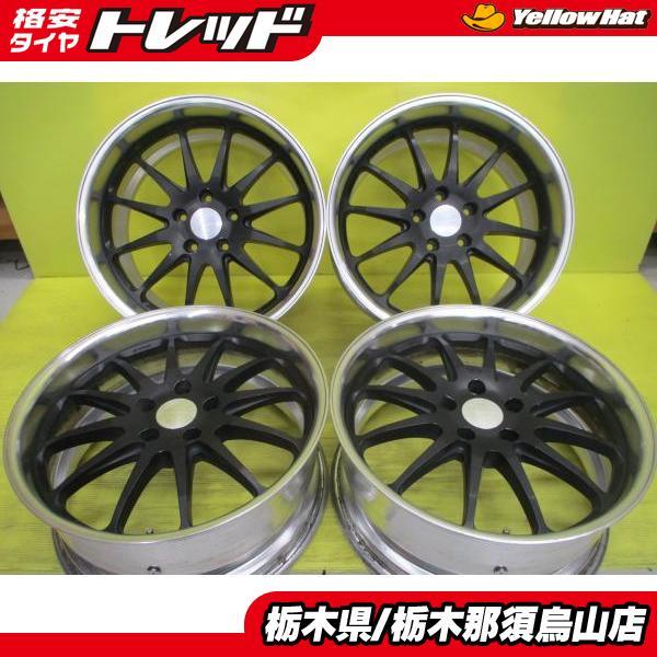 BMWに 中古アルミ 4本 19インチ WORK グノーシス HS201 8.5J +35 / 9.5 