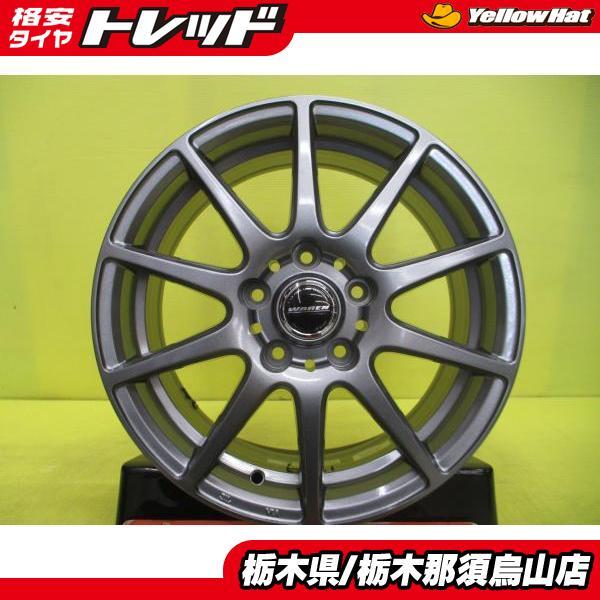 中古アルミホイール 1本 ホットスタッフ WAREN W01 6.5J 16インチ 5 