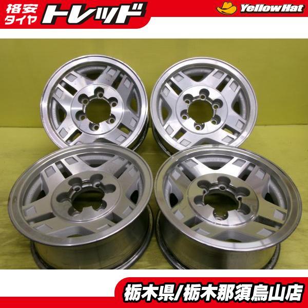 トヨタ【ハイラックスサーフ130 純正ホイール 15インチタイヤ 2個セット】 トヨタ 130系 ハイラックスサーフ 純正 中古アルミ 7.0J 15インチ 6